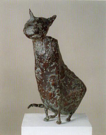 seated cat, 1998
