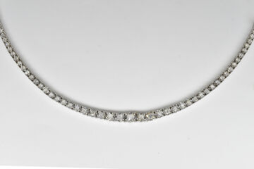 eternity necklace 14 K diamonds