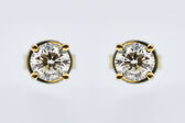 Ohrstecker 18 Kt GG Brillanten