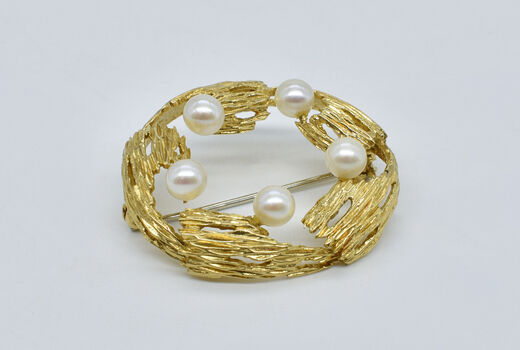 brooch 18 K