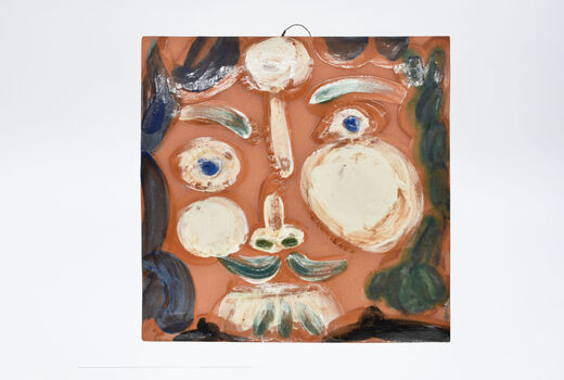 Face with oblique line, 1968