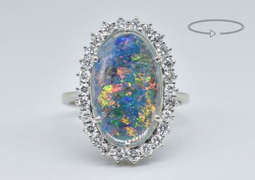 Ring 14 K Opal 
