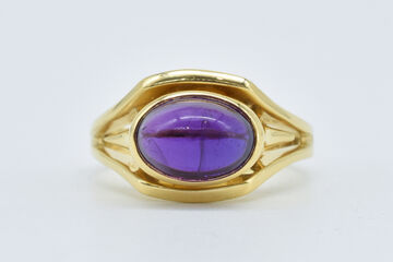 Ring 18 K Amethyst