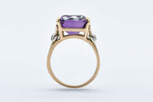 Ring 14 Kt RG Amethyst 