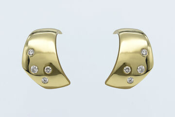 Ohrstecker 14 Kt GG Diamanten