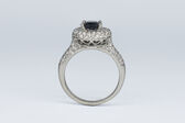 Ring 14 Kt WG Saphir 
