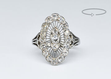 Ring 14 Kt WG 