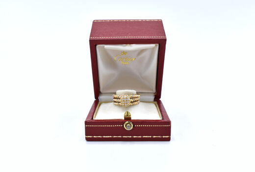 Cartier Ring 18 Kt tricolor Brillanten