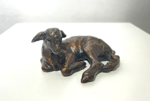 liegendes Karakulschaflamm, 1996