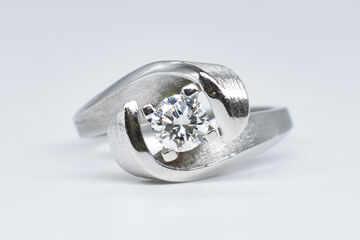 Ring 14 Kt WG Brillant