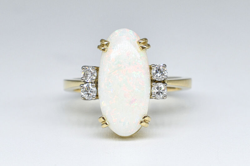 Ring 14 K Opals 