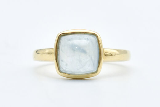 Ring 14 K Aquamarine