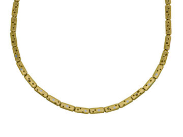 Collier Brüderlin 18 Kt GG 