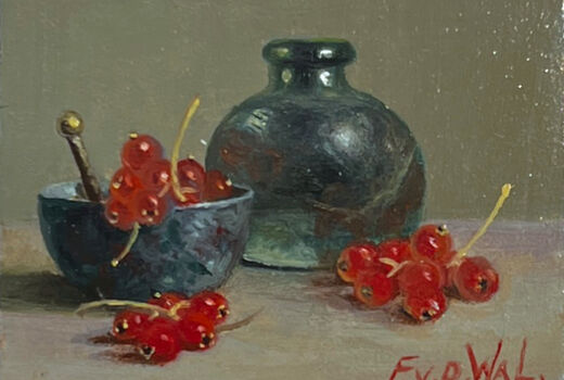 still life with redcurrant