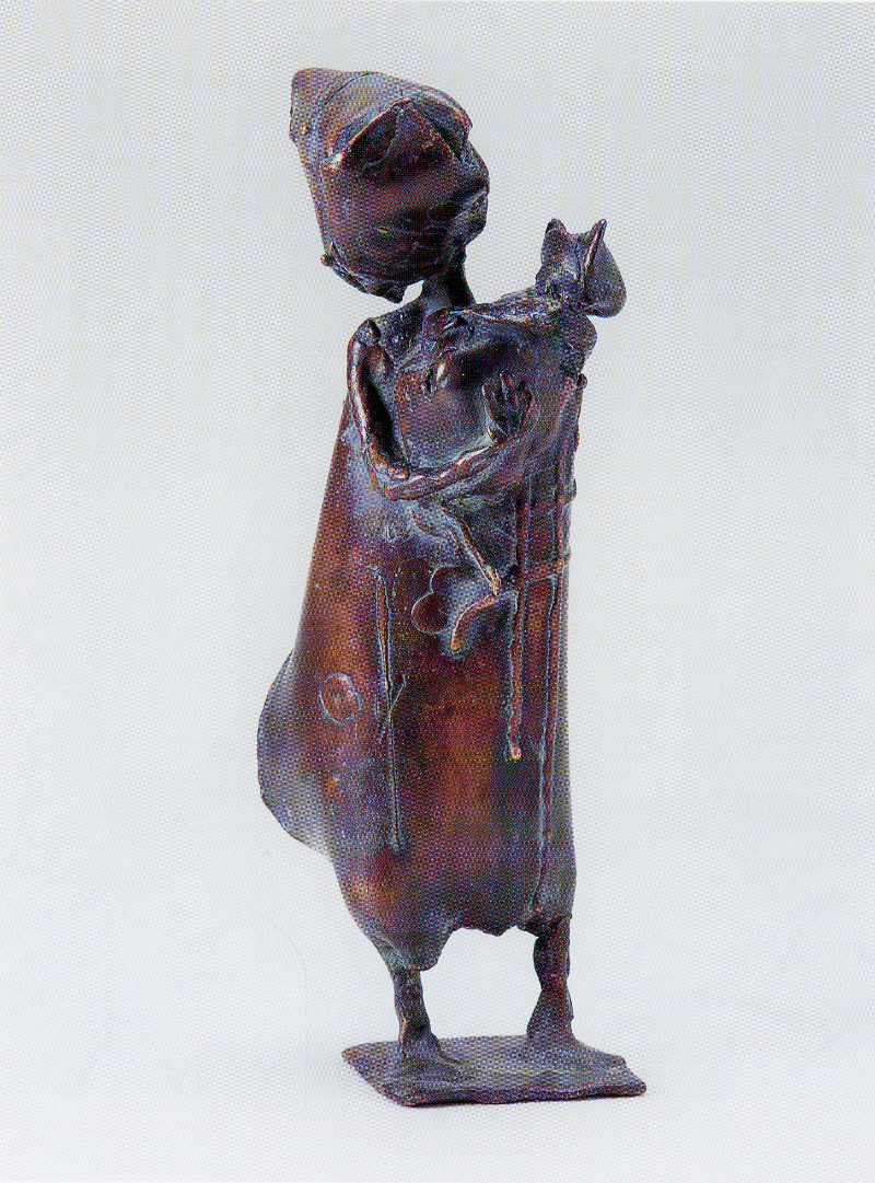 girl with cat, 1998
